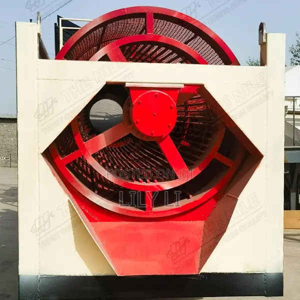 River Gold Washing Plant 100tph Rotary Trommel Washing Machine