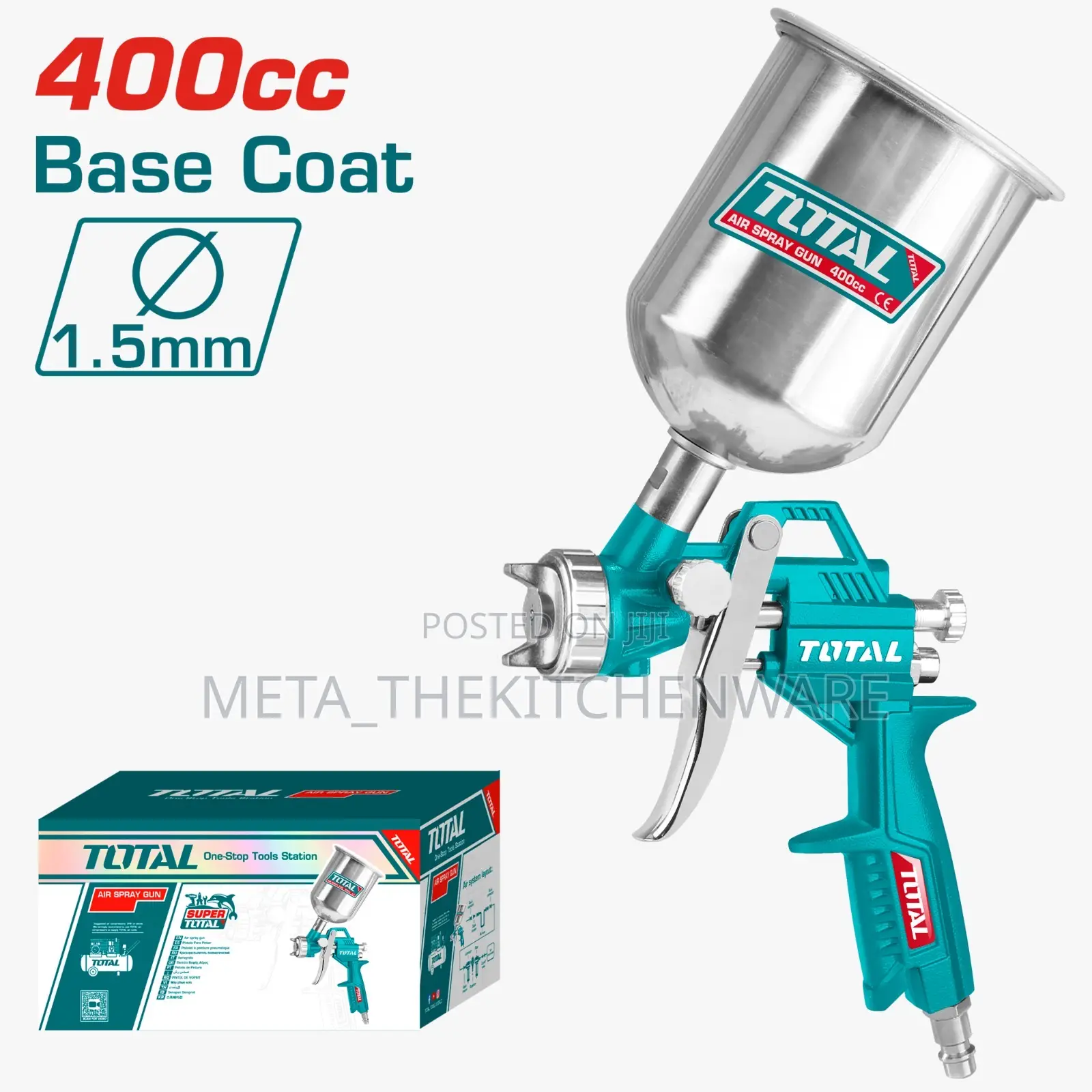 Total Paint Spray Gun With High Performance 400cc Tat10401