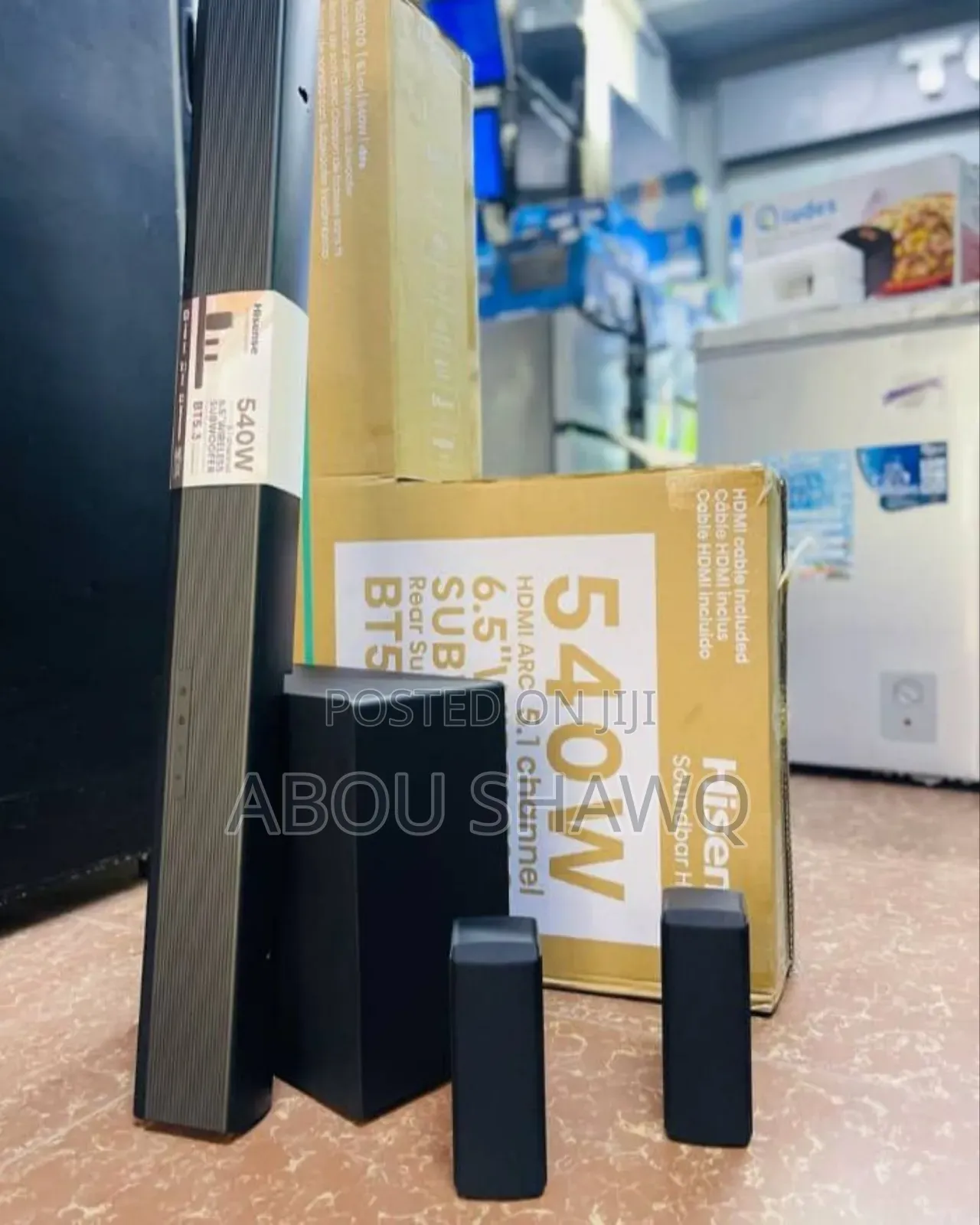 Hisense Soundbar 
540w