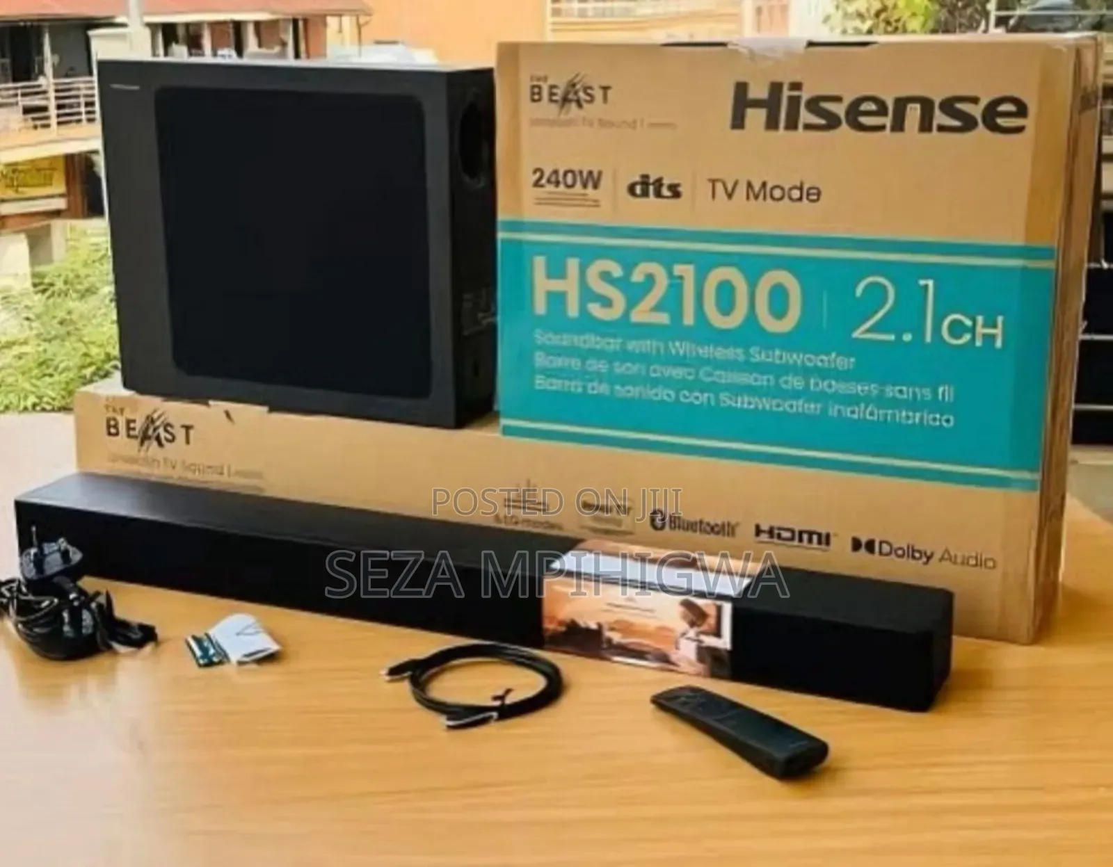 Hisense Soundbar 240w 2.1ch