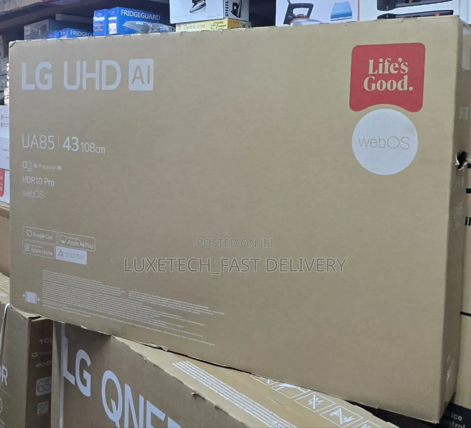 Lg 43-inches Uhd Smart Tv (Model Ua85)