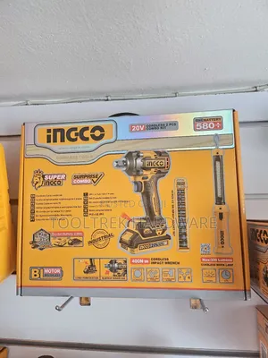 Ingco Impact Wrench 400nm With Rechargable Light