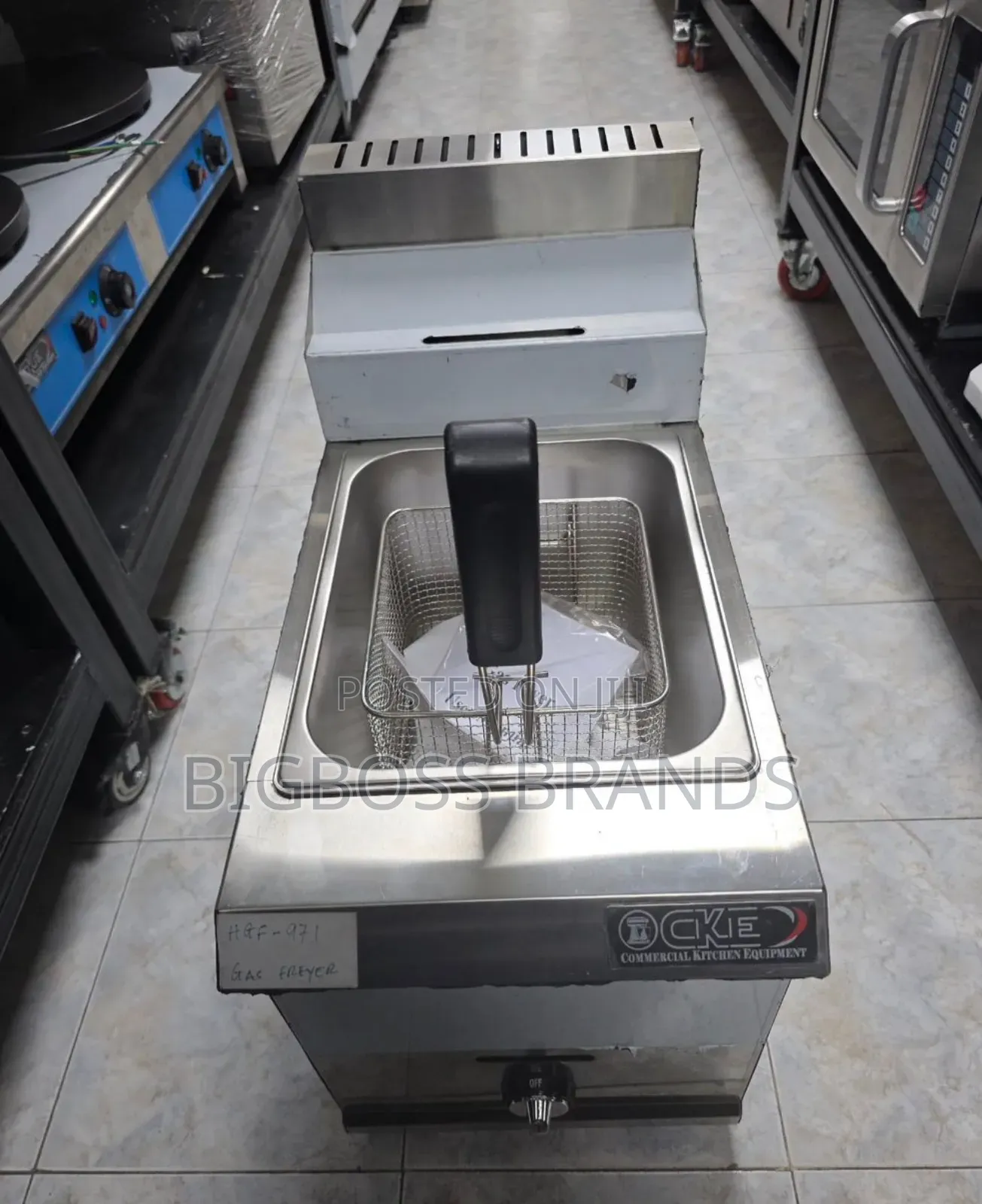Comercial Gas Fryer Lita 8 [Bati Gumu]