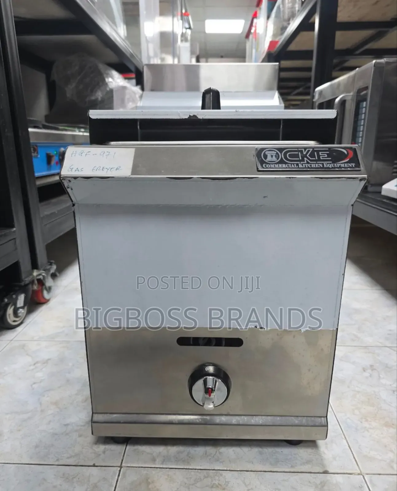 Comercial Gas Fryer Lita 8 [Bati Gumu]