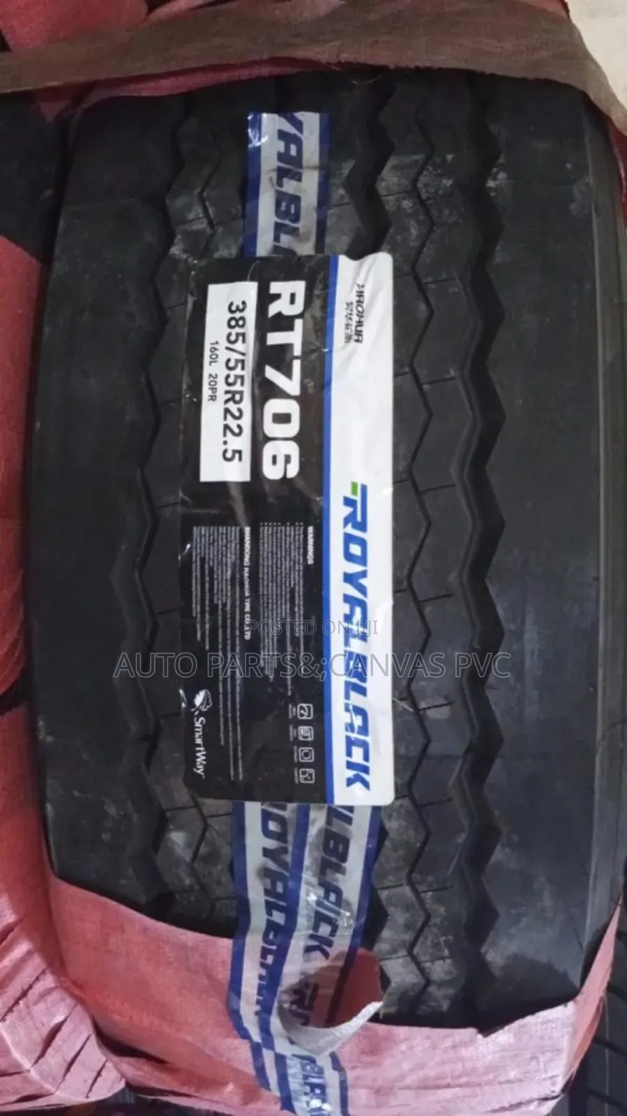 Royal Black Rt706 385/55r22.5 20pr – Heavy Duty Trailer Truck Tyre