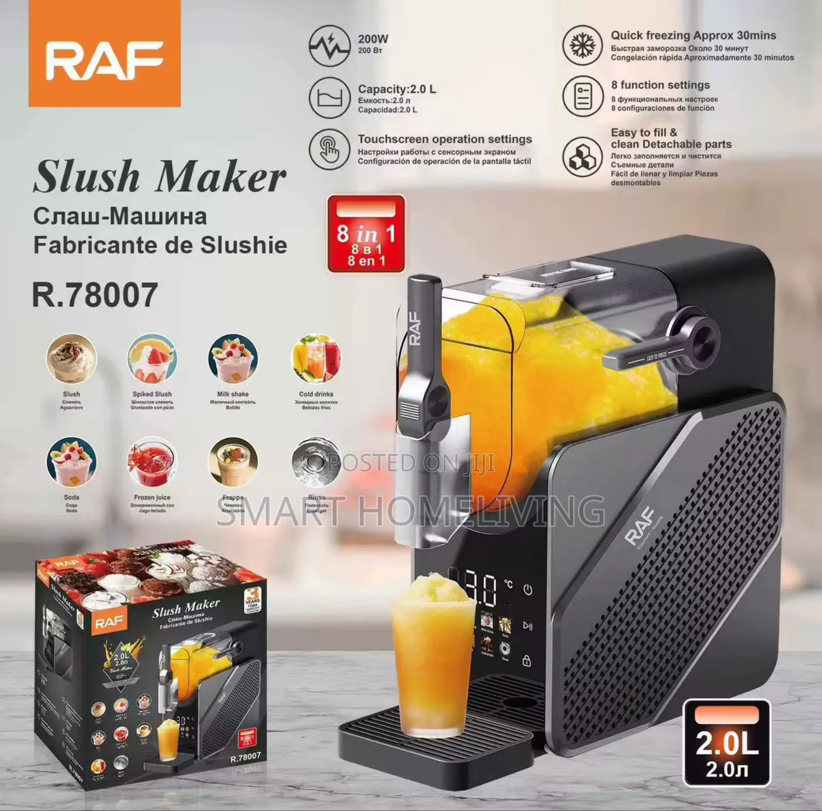Raf 8in1 Slush Machine Digital
