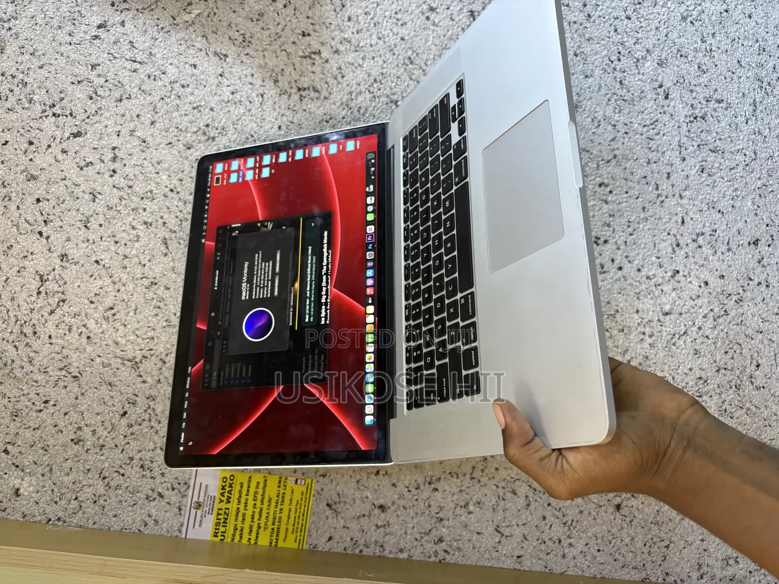 Laptop Apple MacBook Pro 2015 16GB Intel Core i7 SSD 500GB