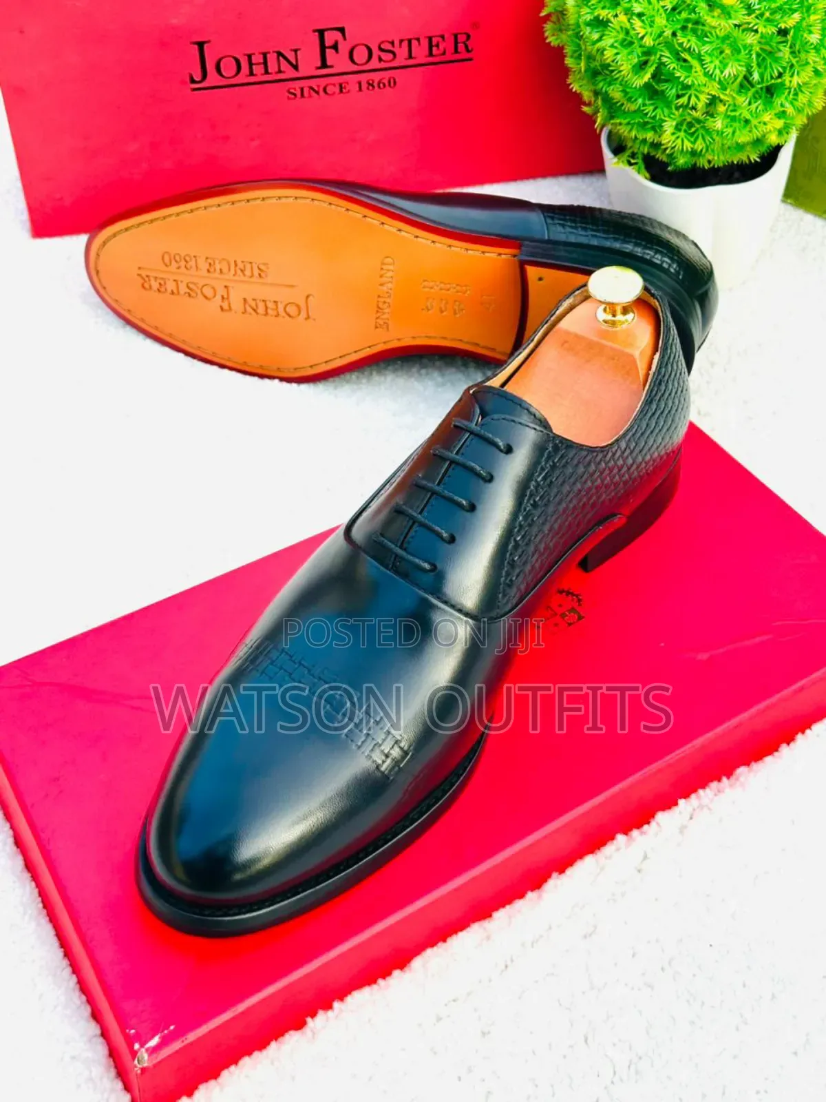 Men's Leather Shoes John Foster Brand 2 Amazing Colours