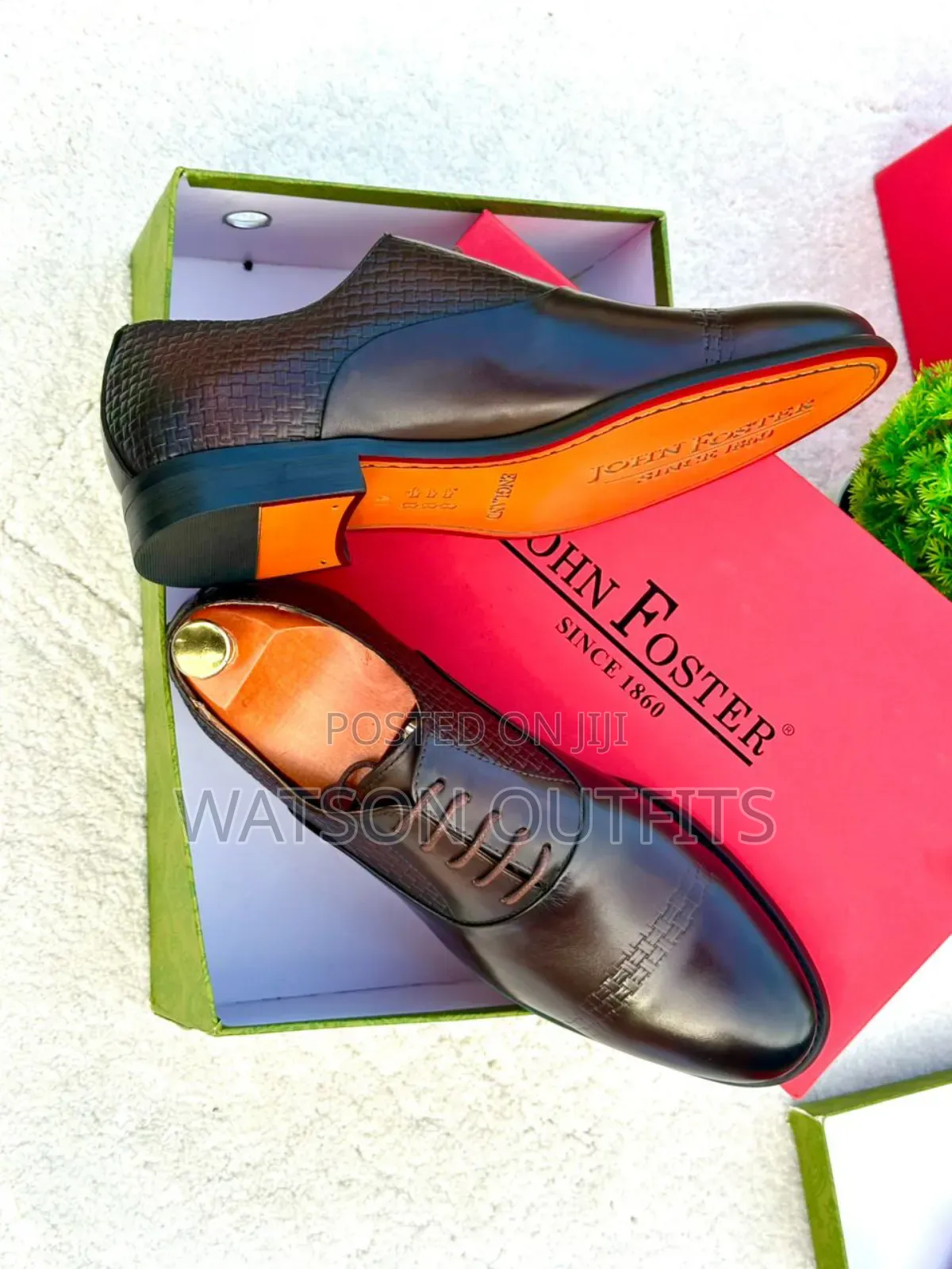 Men's Leather Shoes John Foster Brand 2 Amazing Colours