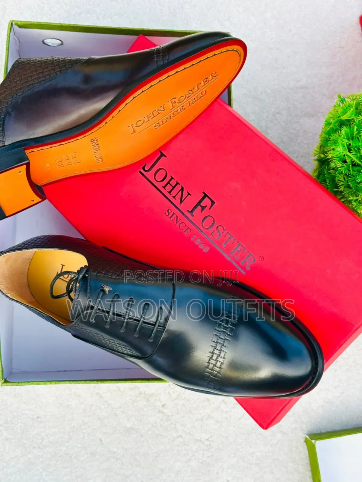 Men's Leather Shoes John Foster Brand 2 Amazing Colours