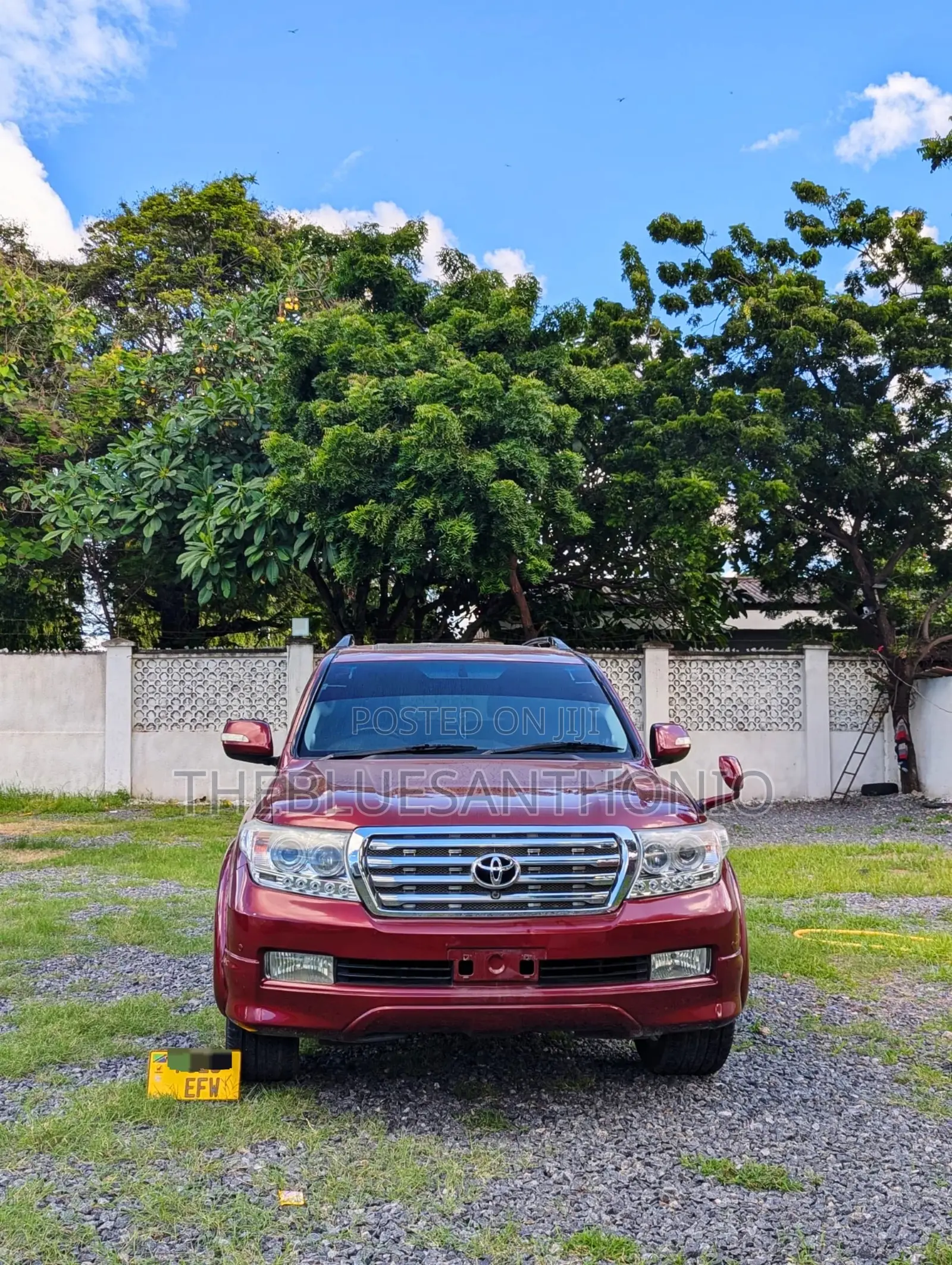 Toyota Land Cruiser 2009 Maroon
