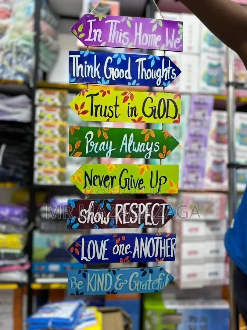 Hanging Wooden Sign Decor Big Size