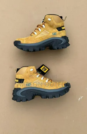 Caterpillar Brand Materials Quality Men's Leather Shoes