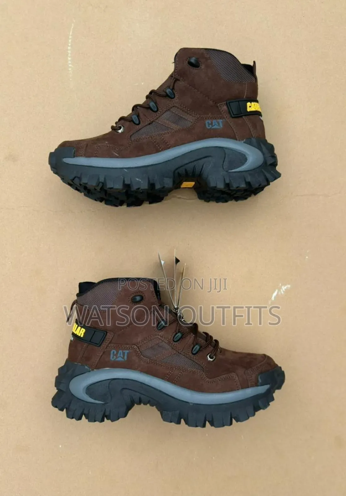 Caterpillar Brand Materials Quality Men's Leather Shoes