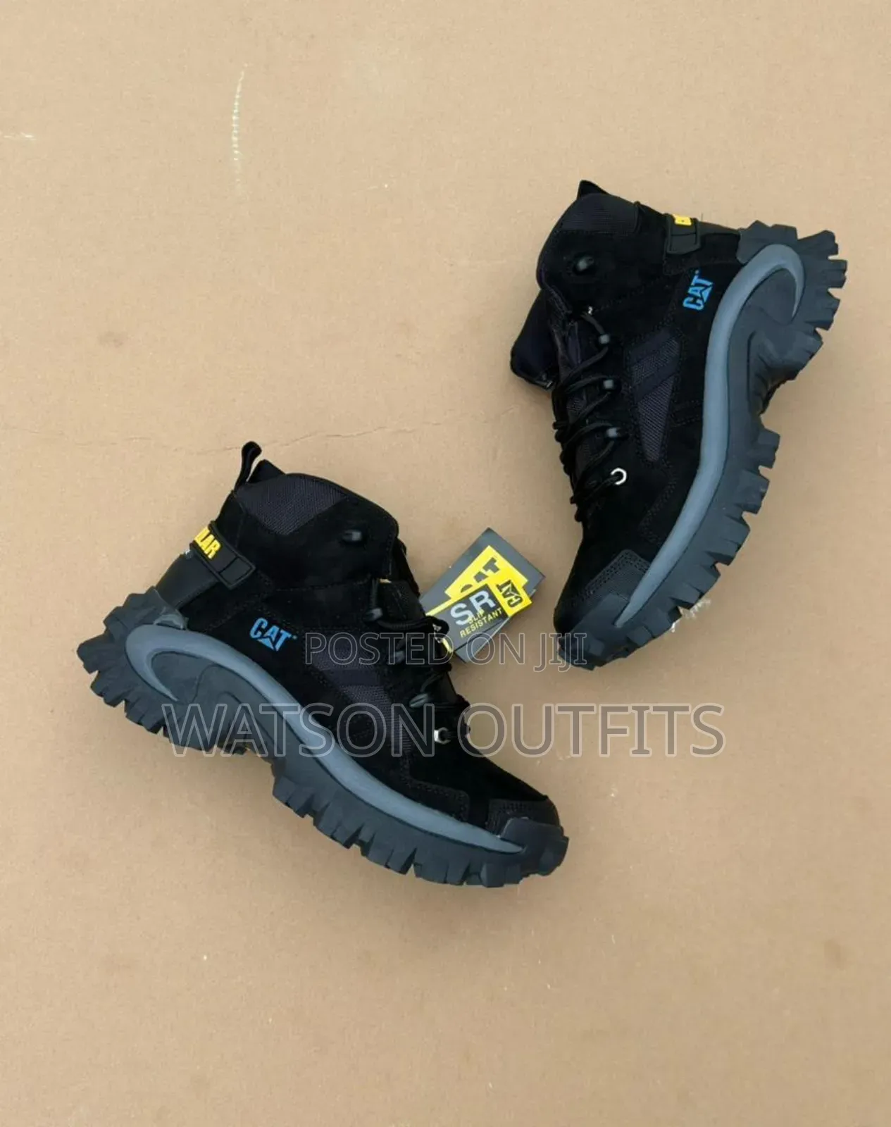 Caterpillar Brand Materials Quality Men's Leather Shoes