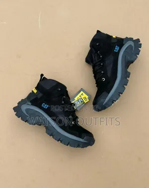 Caterpillar Brand Materials Quality Men's Leather Shoes