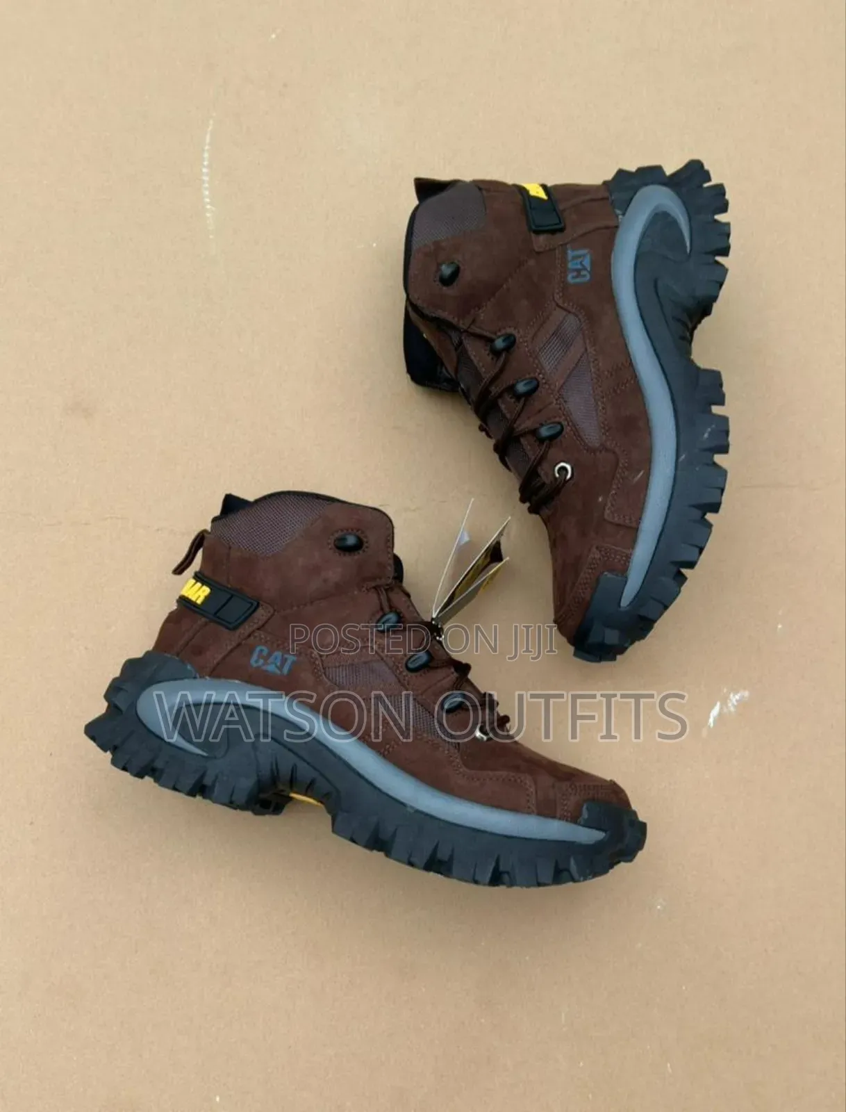 Caterpillar Brand Materials Quality Men's Leather Shoes