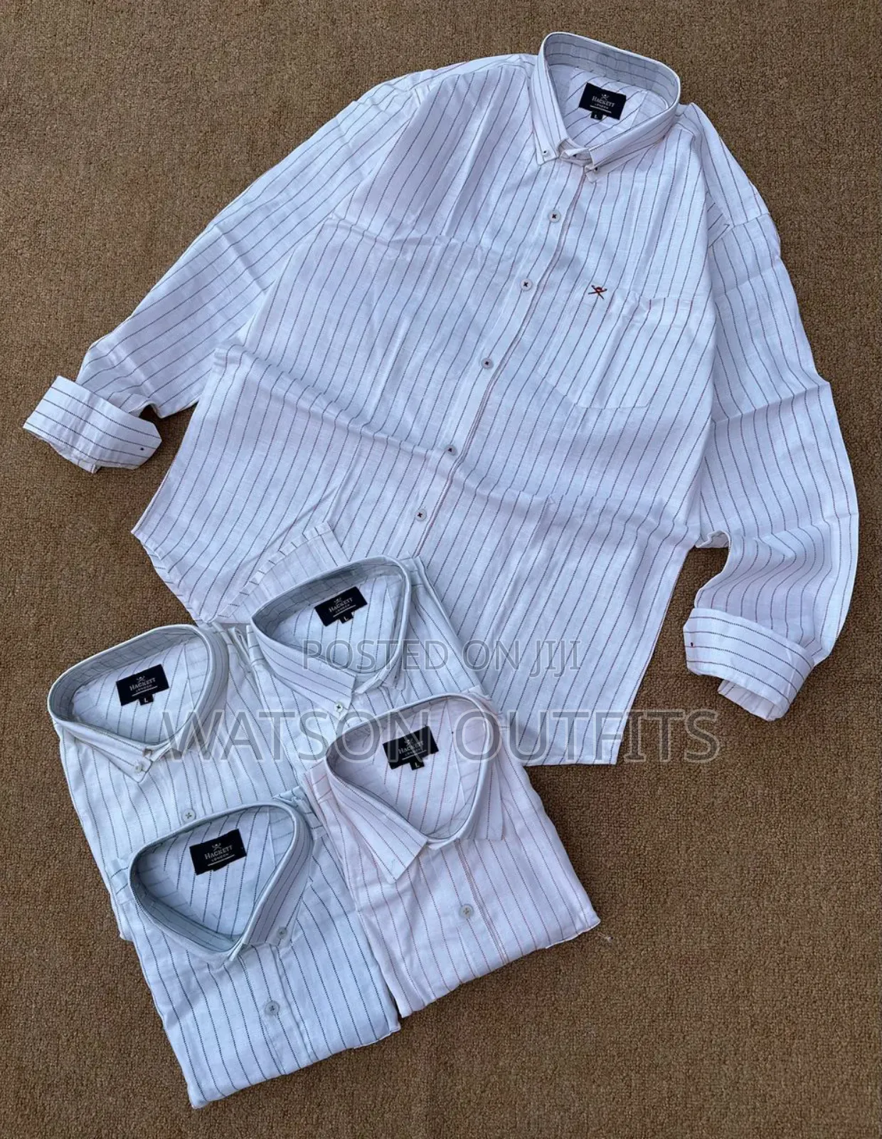 Zara Brand Linen Quality Materials Men's Original Shirts