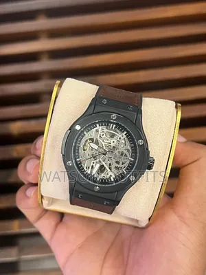 Hublot Brand Men's Leather Straps Watches Movement Automatic