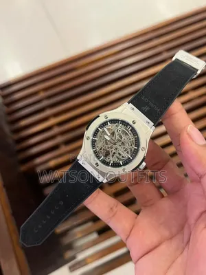 Hublot Brand Men's Leather Straps Watches Movement Automatic