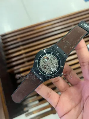 Hublot Brand Men's Leather Straps Watches Movement Automatic