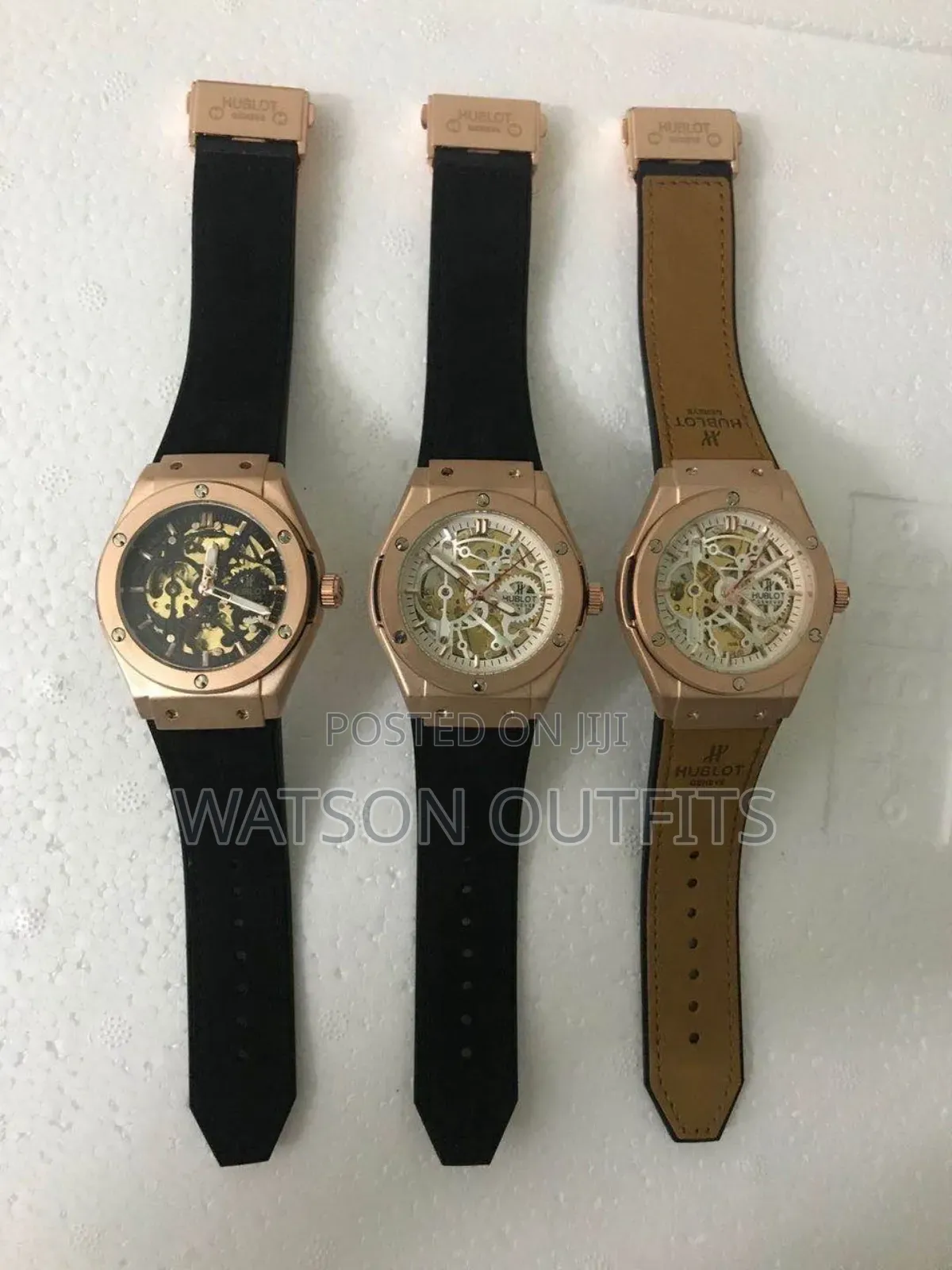 Hublot Brand Men's Leather Straps Watches Movement Automatic