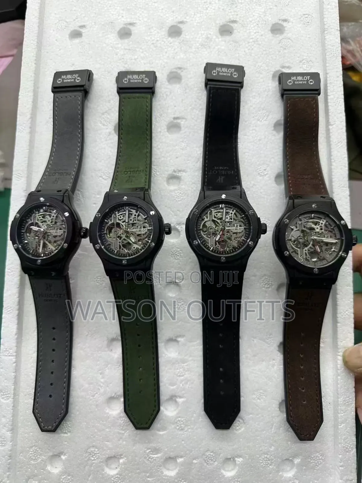 Hublot Brand Men's Leather Straps Watches Movement Automatic