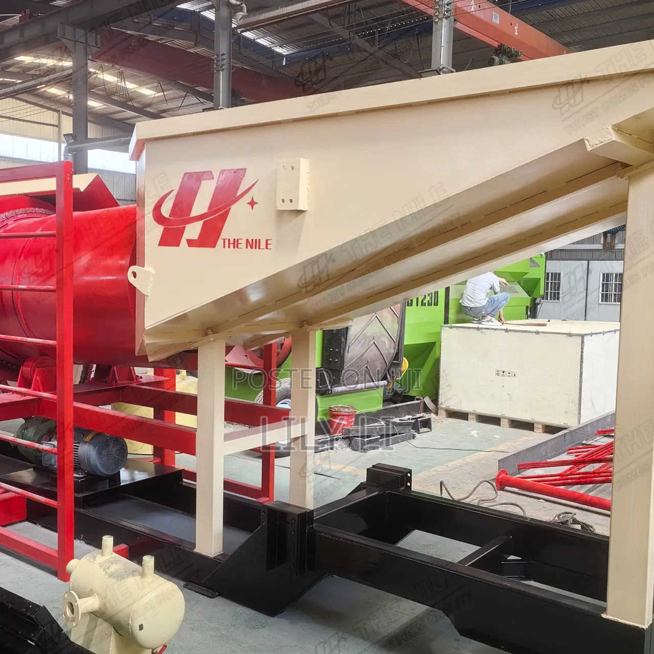 Gold Panning Drum Screen Mining Equipment, Rock Gold Panning Plant