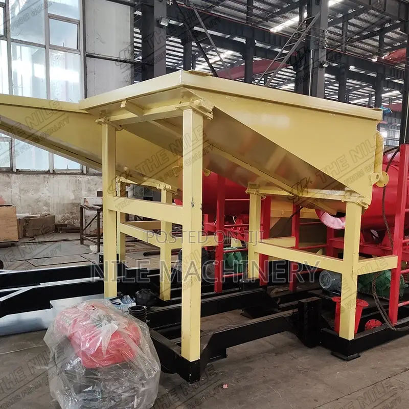 Gold Panning Drum Screen Mining Equipment, Rock Gold Panning Plant