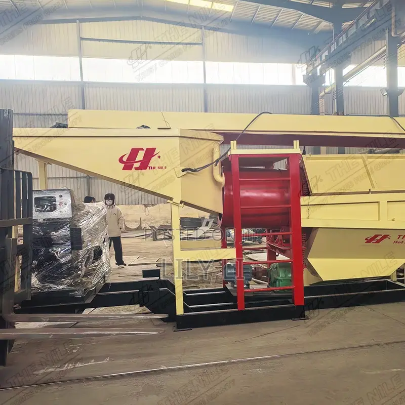 Gold Panning Drum Screen Mining Equipment, Rock Gold Panning Plant