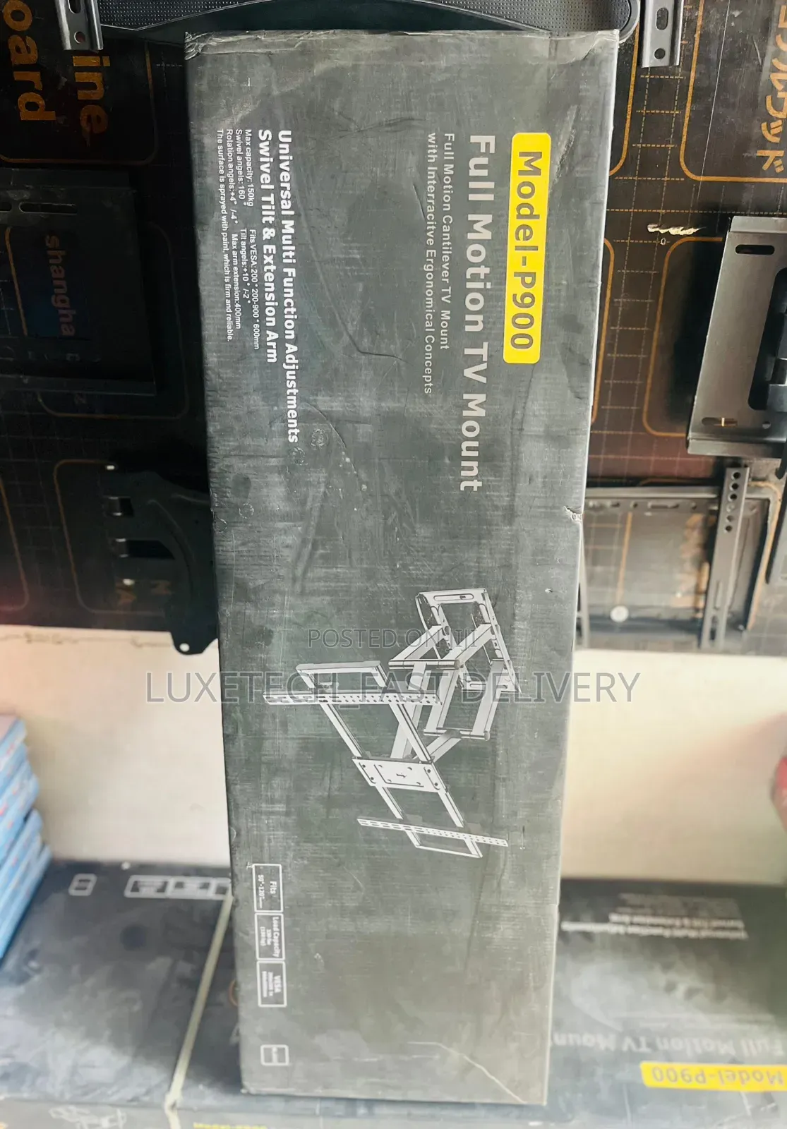 Heavy-duty Full-motion Tv Wall Mount 50 To 120 Inches For Large Screen