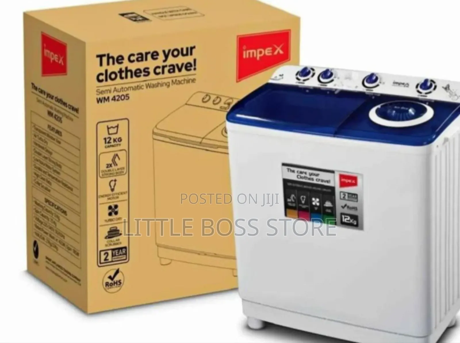 Impex Washing Machine 7kg (Inafua Na Kuamua)