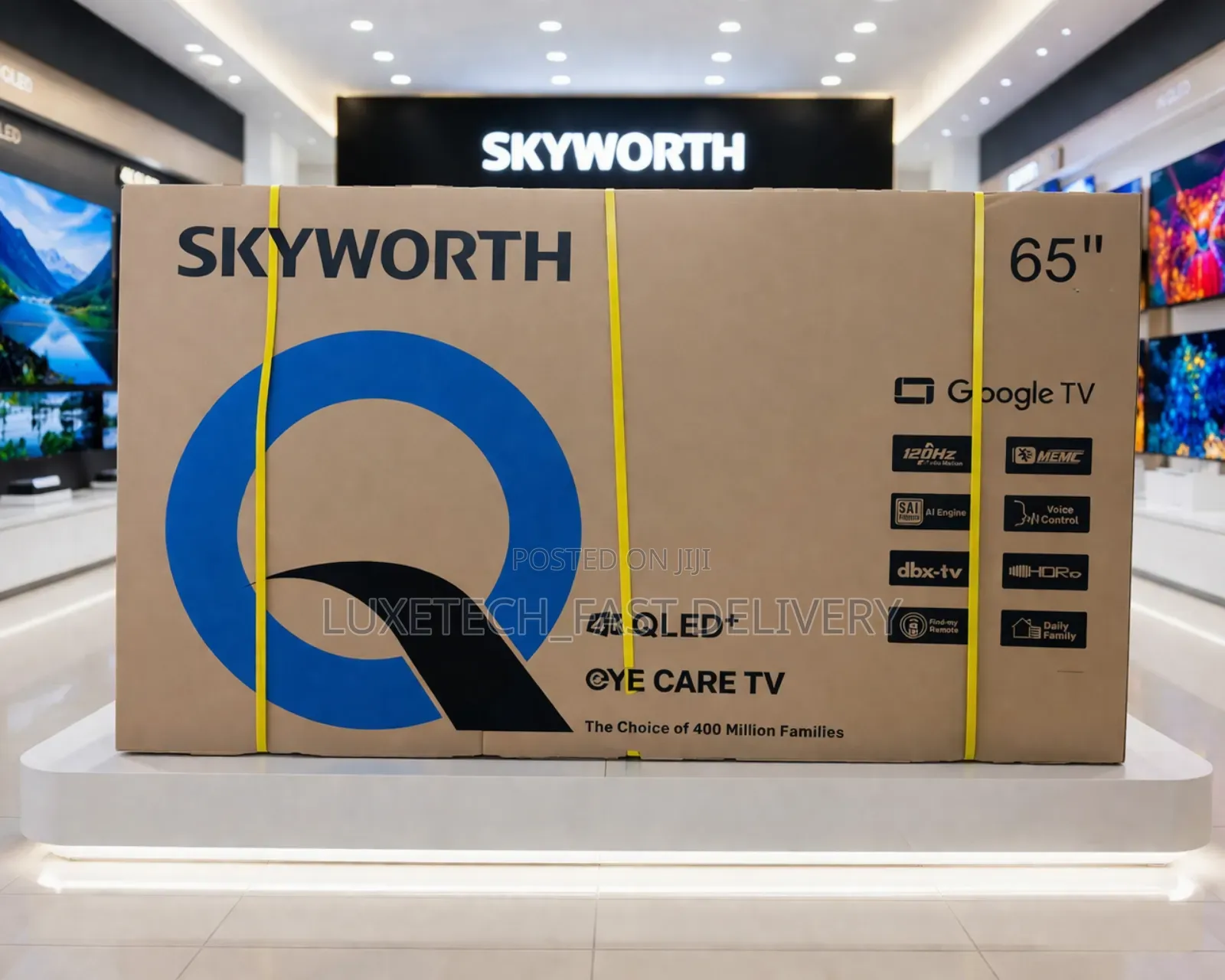 Skyworth 65 Inches Qled Tv Smart Uhd Resolution