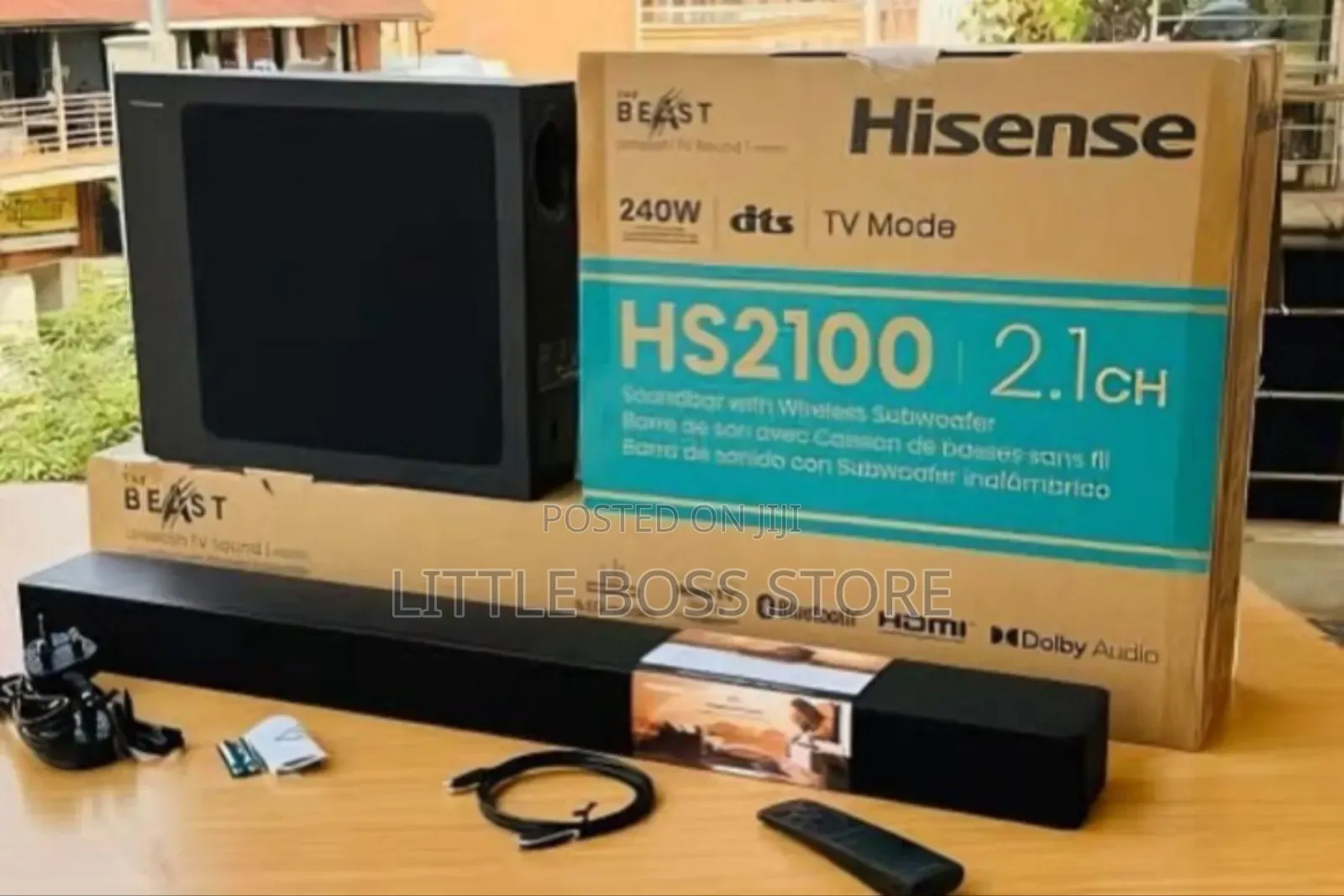Hisense Sound Bar Watts 240(Wireless)