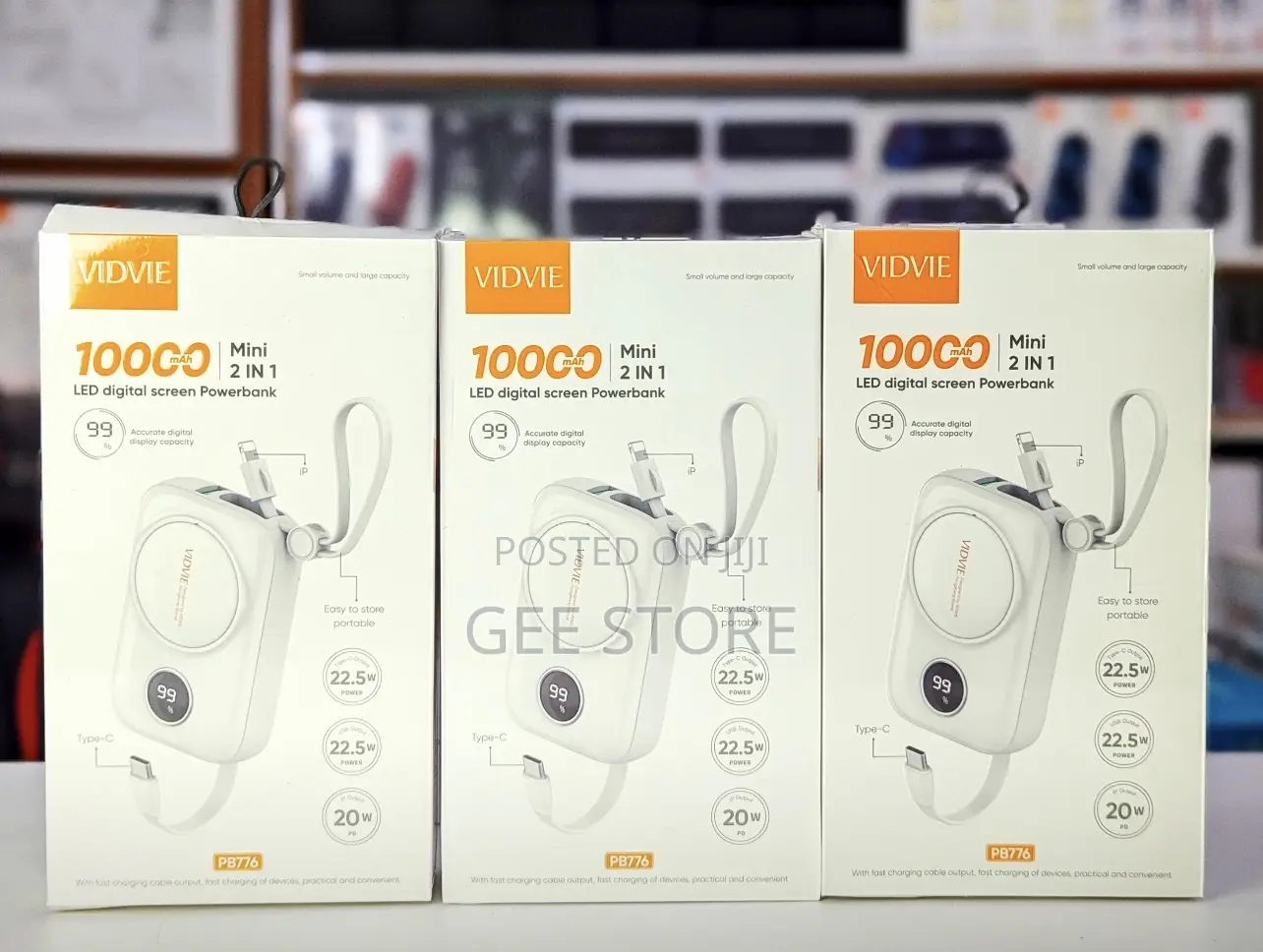Vidvie 2 in 1 Powerbank