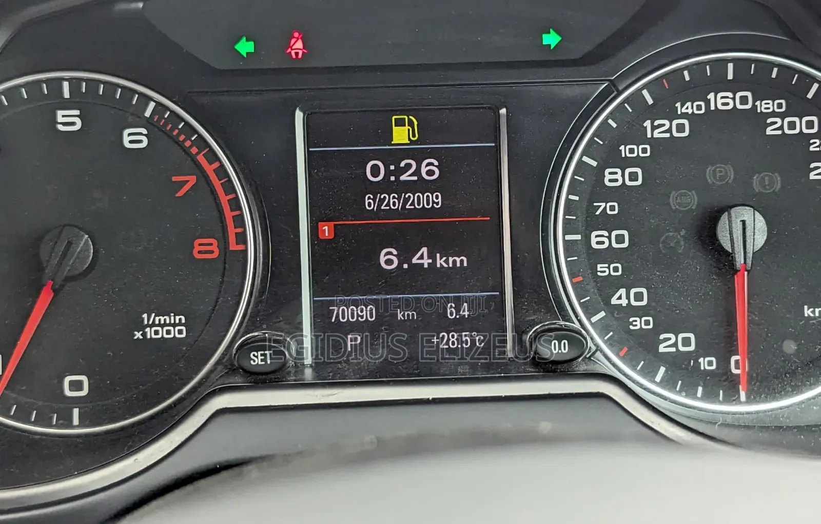 Audi Q5 2009 Red