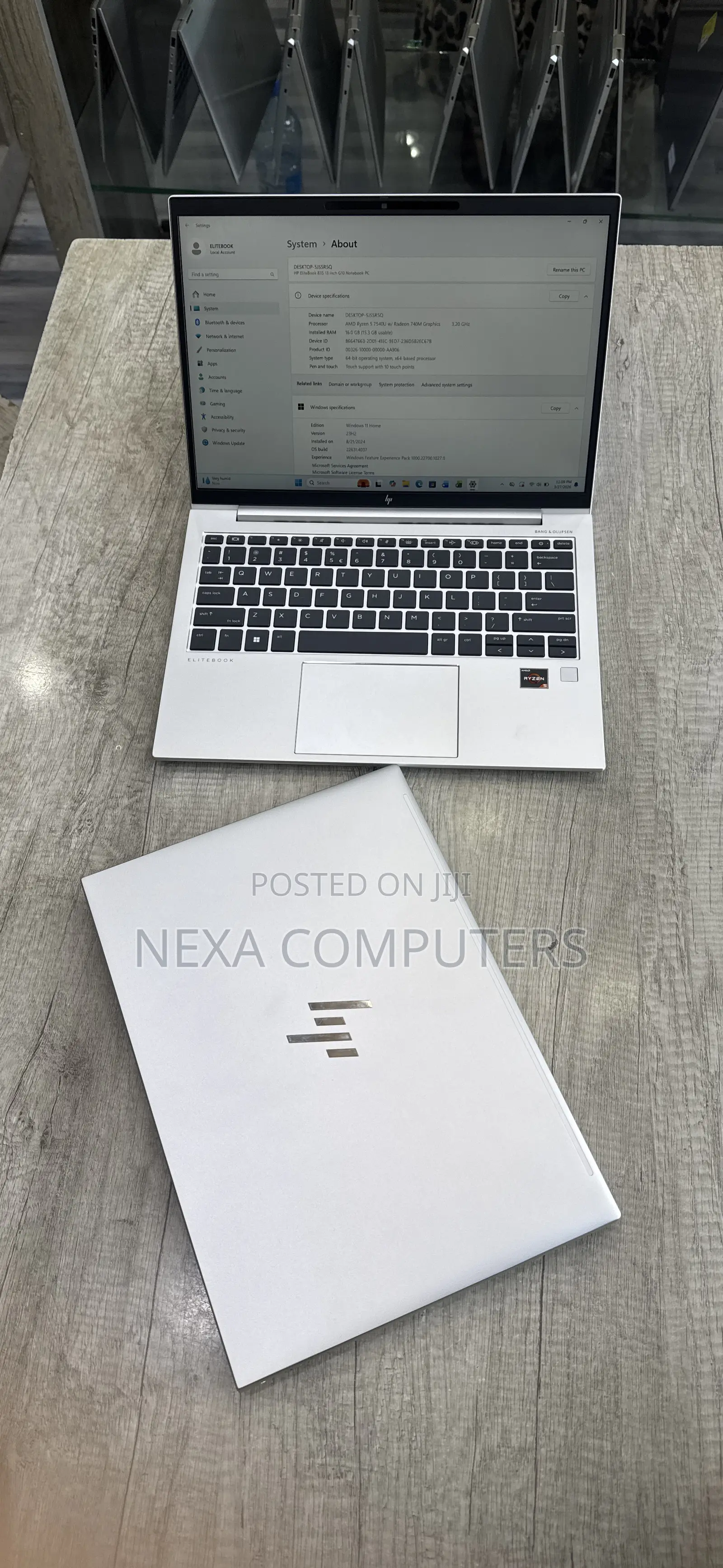 New Laptop HP EliteBook 835 G7 16GB AMD Ryzen 5 SSD 512GB