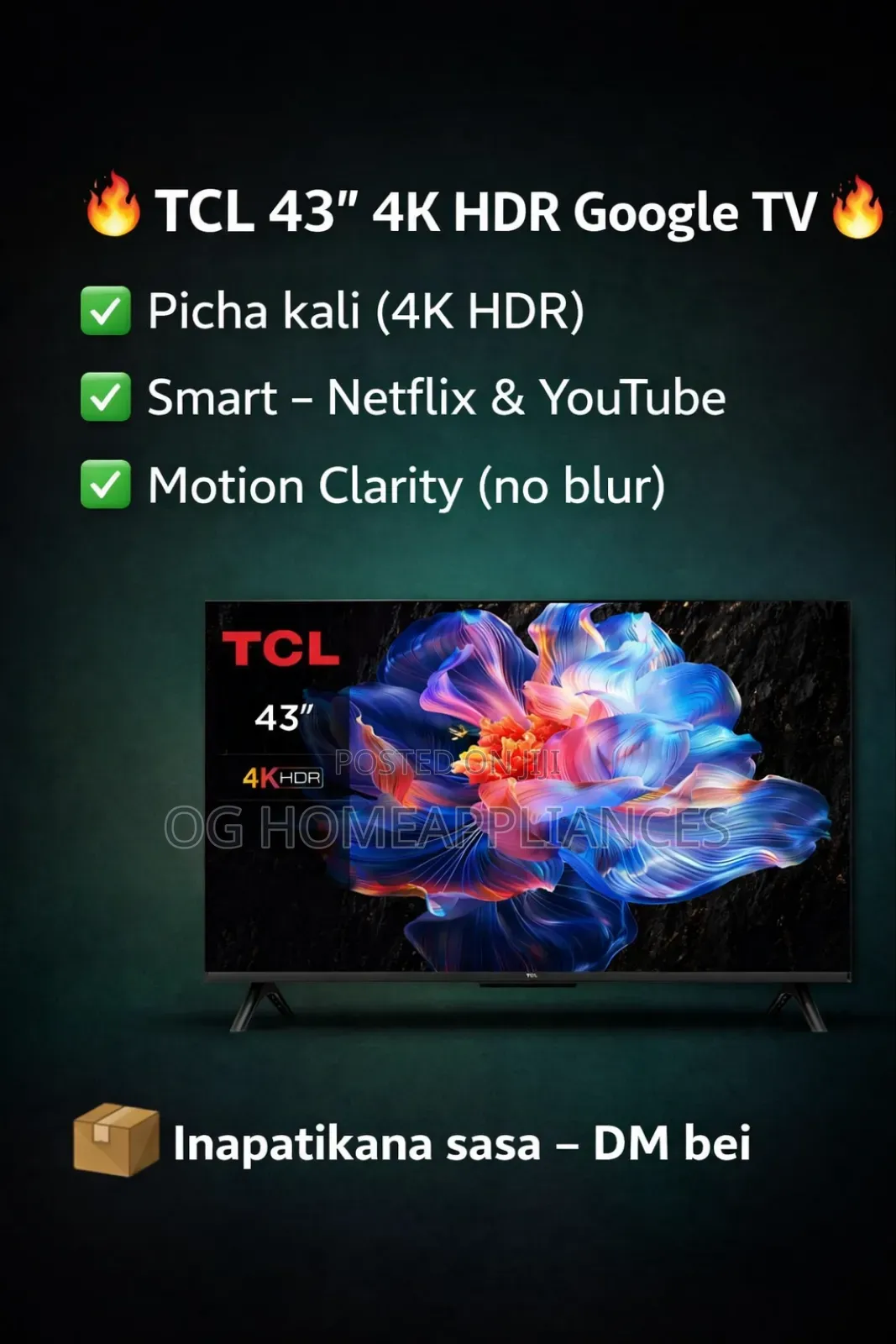 43" TCL Smart 
