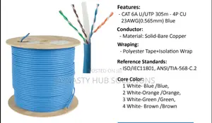 Evi Cat 6a U/FTP Pure Network Cable