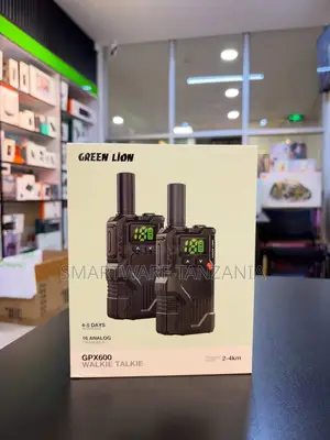 Green Lion Gpx600 Walkie Talkie 2-4km 16 Channels Dual