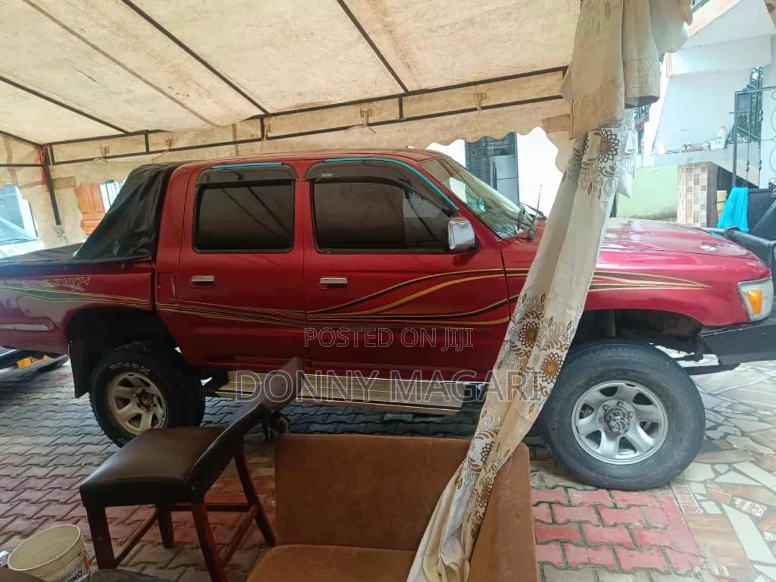 Toyota Hilux 2.5 Cab 2005 Maroon