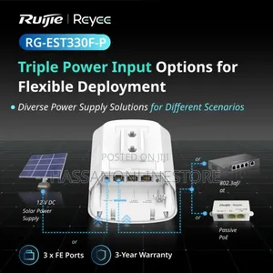 Ruijie Rg-est330f-p, 3 Km, 13 Dbi Wireless Bridge