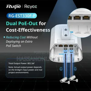 Ruijie Rg-est330f-p, 3 Km, 13 Dbi Wireless Bridge