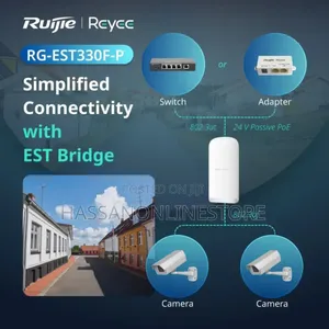Ruijie Rg-est330f-p, 3 Km, 13 Dbi Wireless Bridge