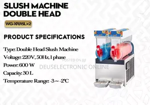 Commercial Slush Mashine 1 Dish 2,And 3