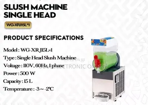 Commercial Slush Mashine 1 Dish 2,And 3