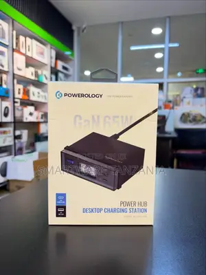 Powerology Gan 65w Power Hub Desktop Charging Station