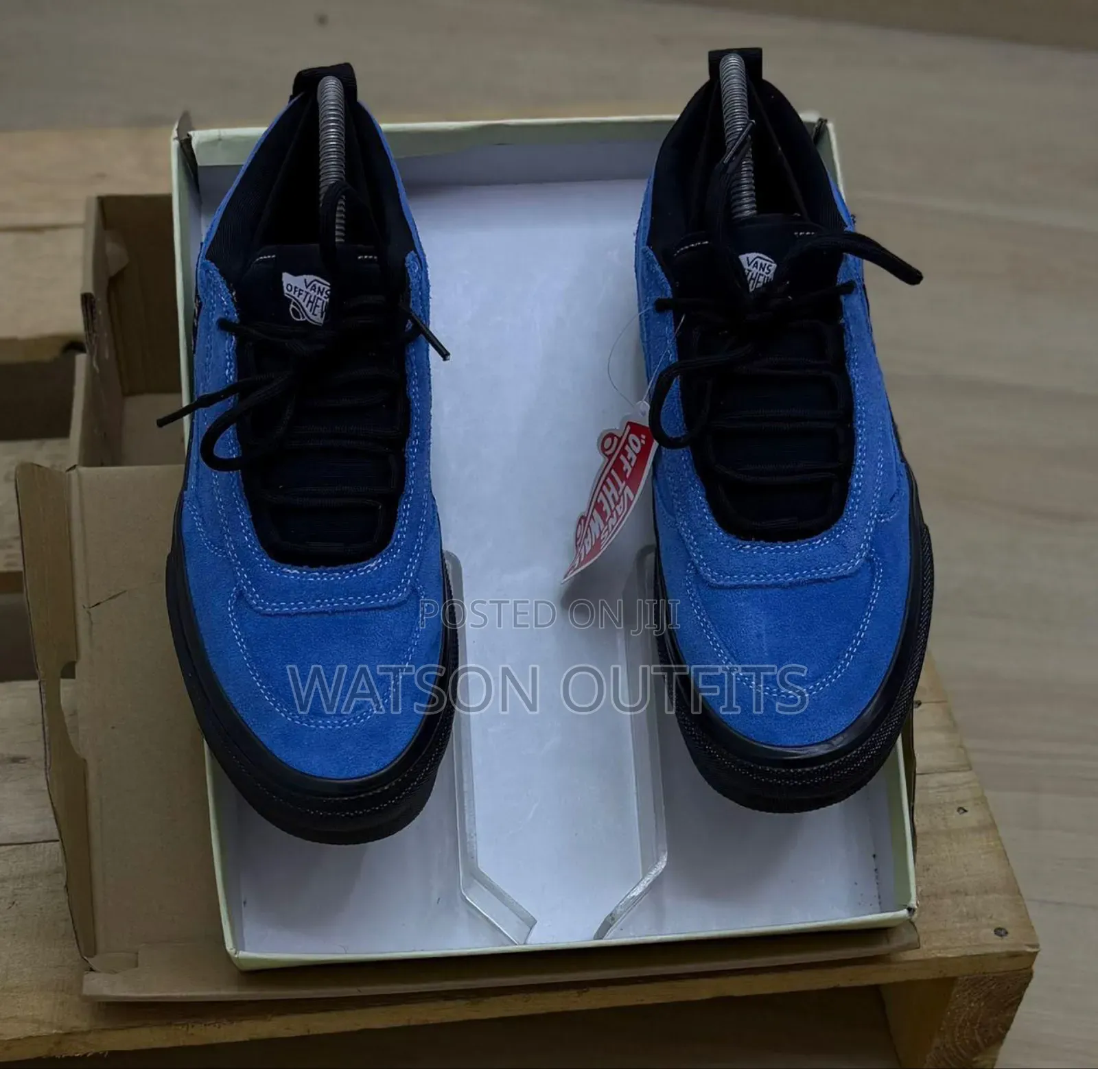 Men's Leather Shoes Safe Low Vans Brand New and Original