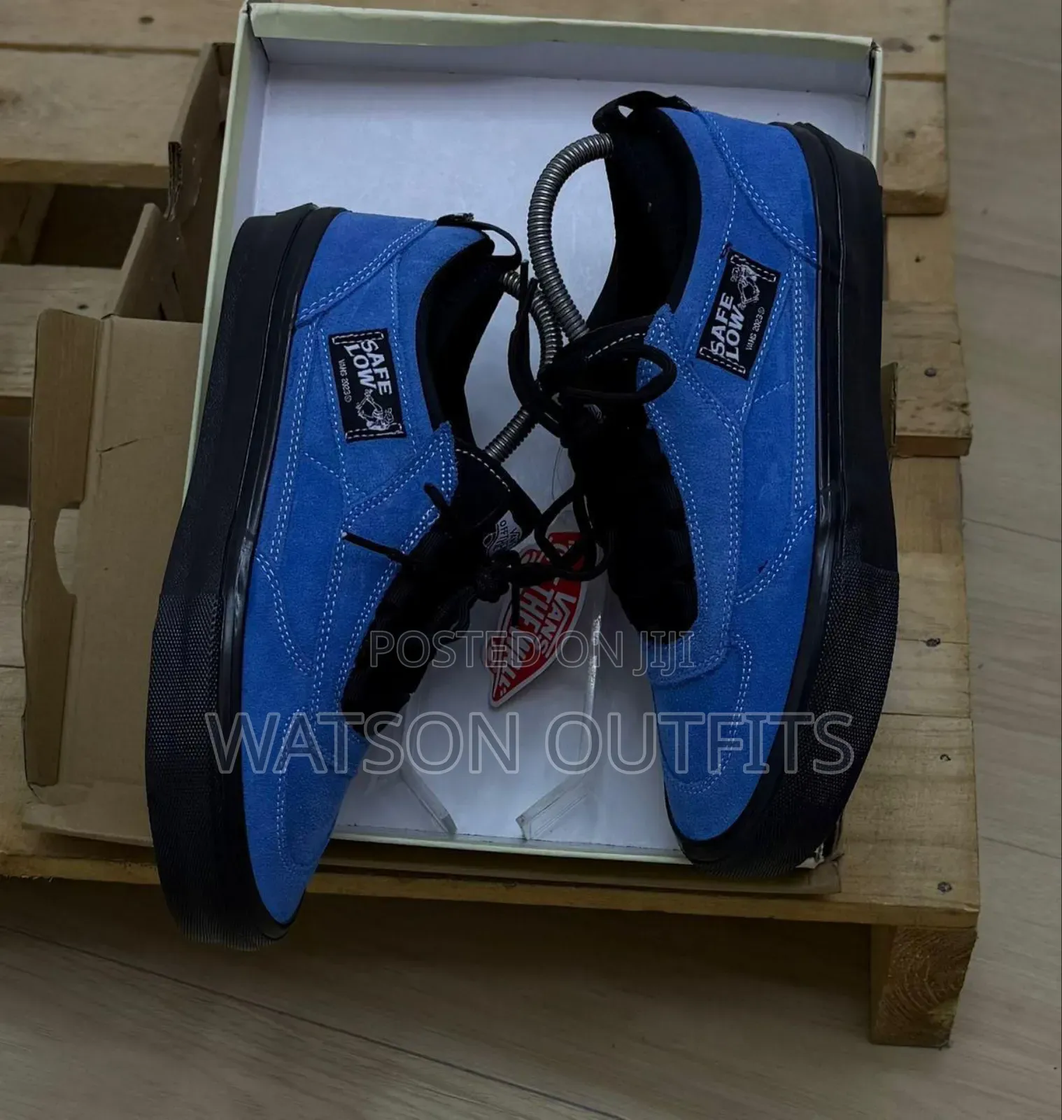 Men's Leather Shoes Safe Low Vans Brand New and Original