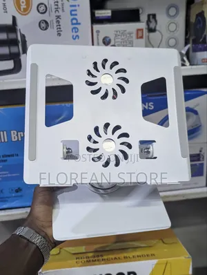 Aluminum Laptop Stand With Double Fan